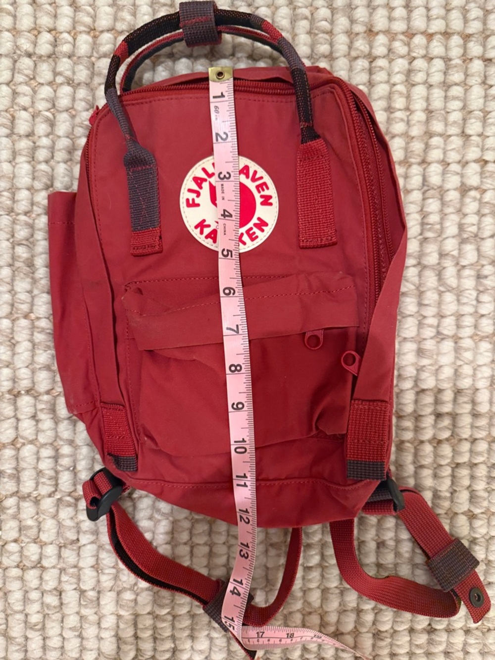 Kånken Mini Backpack - Red - Picture 3 of 7